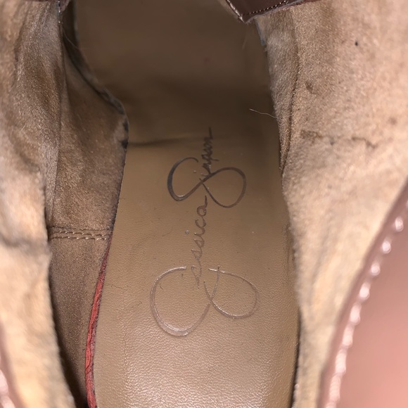 Jessica Simpson tan suede booties - Picture 5 of 6